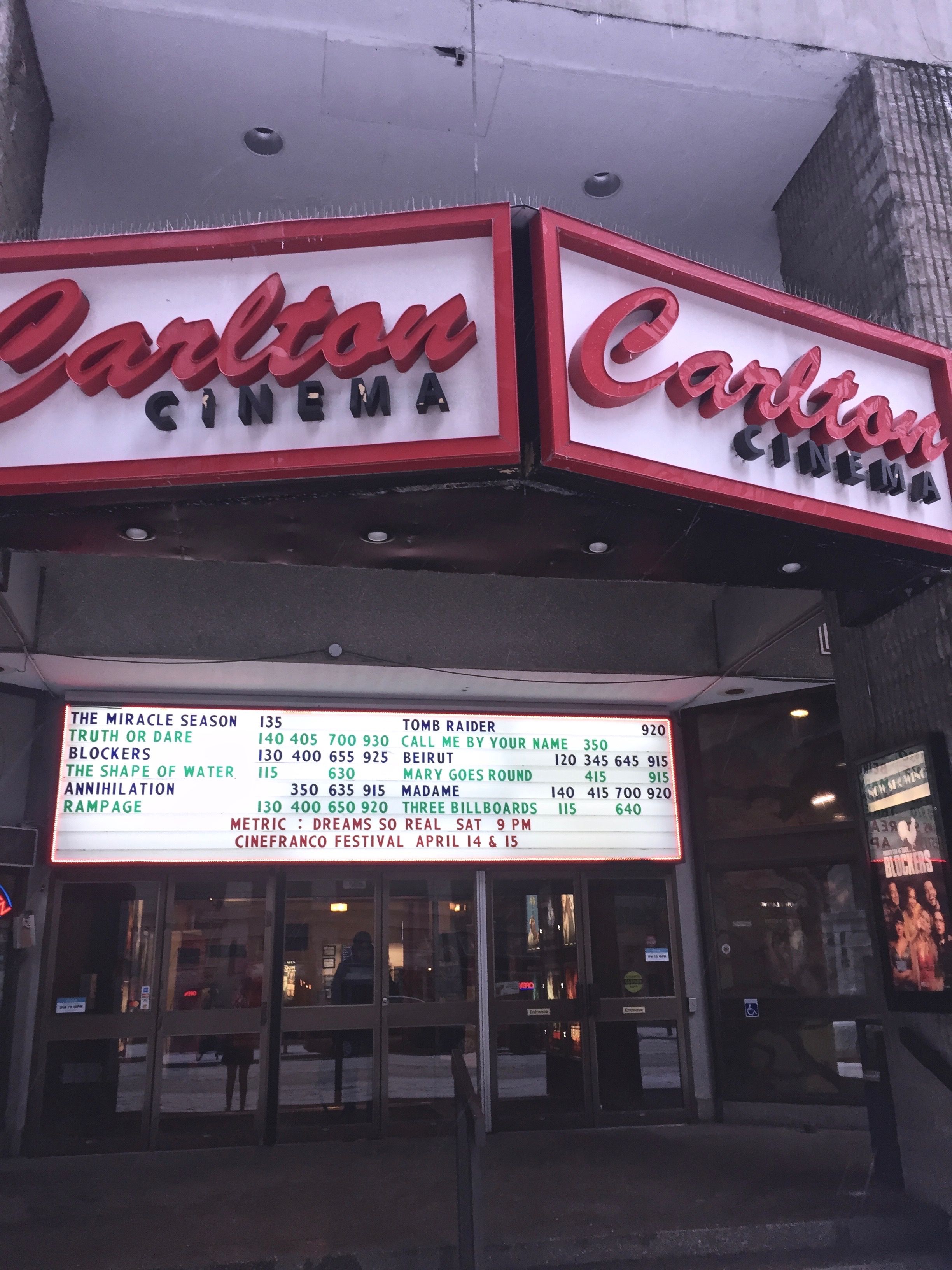 Deux jours de cinéma québécois dans la Ville Reine!