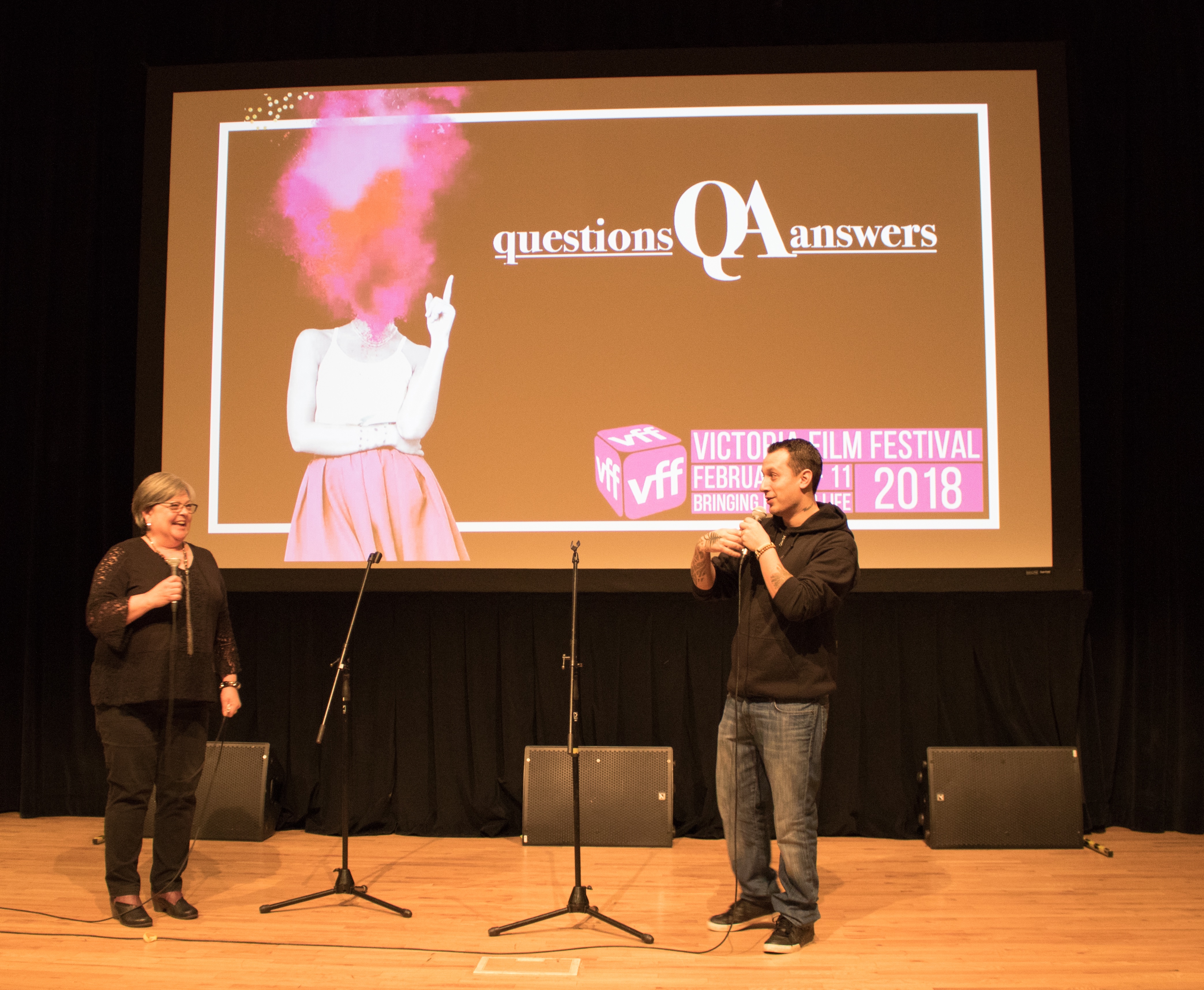 Belles rencontres entre les artistes d'ici et les cinéphiles de l'ouest! 2018_6