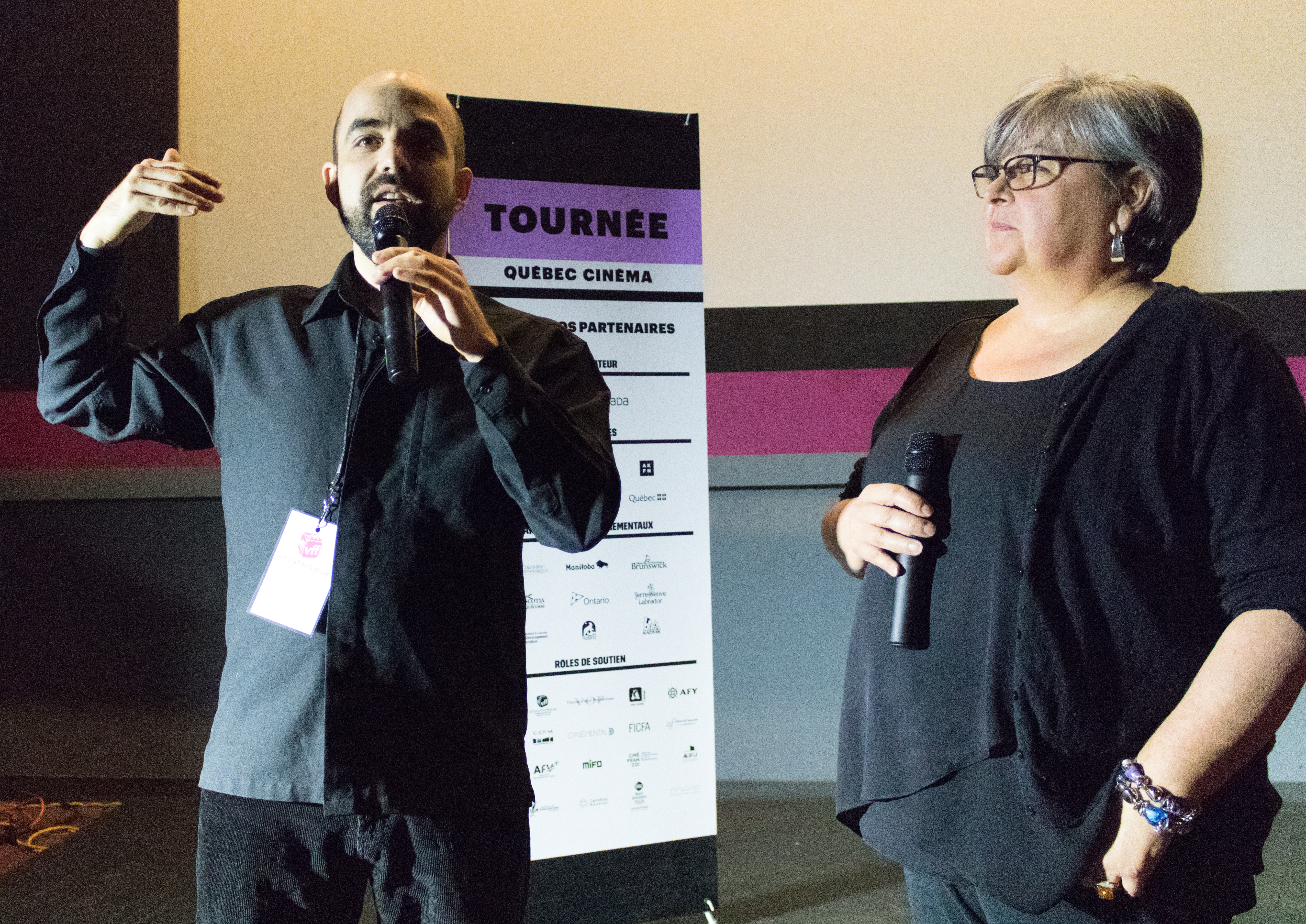 Belles rencontres entre les artistes d'ici et les cinéphiles de l'ouest! 2018_20